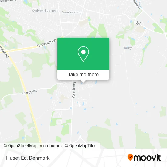 Huset Ea map