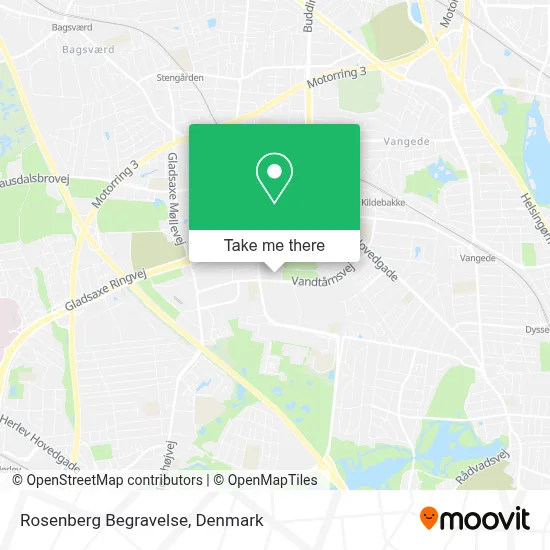 Rosenberg Begravelse map