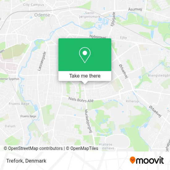Trefork map