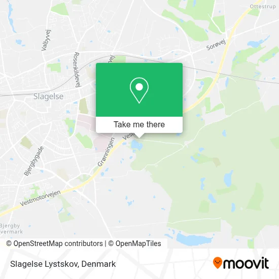 Slagelse Lystskov map