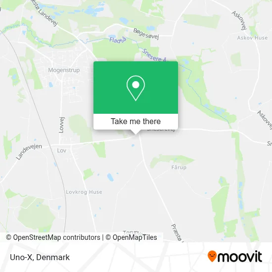 Uno-X map