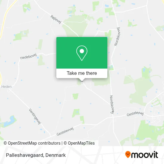 Palleshavegaard map