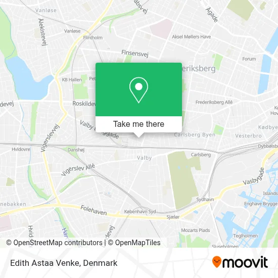 Edith Astaa Venke map