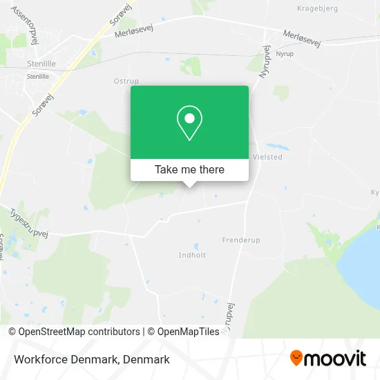 Workforce Denmark map
