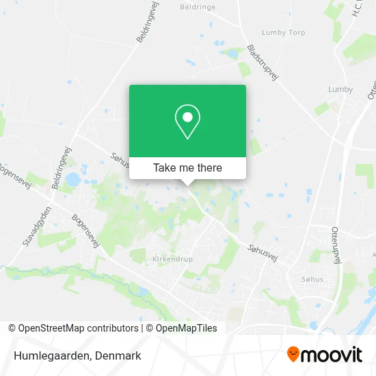 Humlegaarden map
