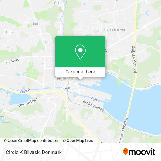 Circle K Bilvask map