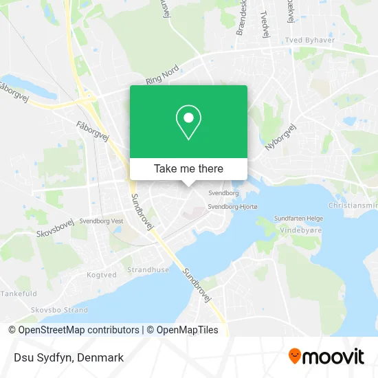 Dsu Sydfyn map
