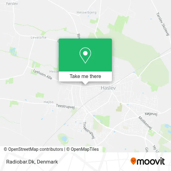 Radiobar.Dk map