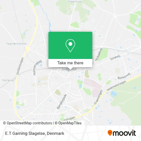 E.T Gaming Slagelse map