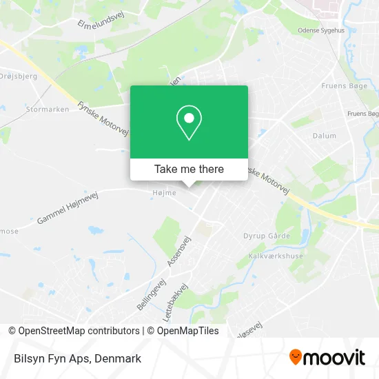 Bilsyn Fyn Aps map
