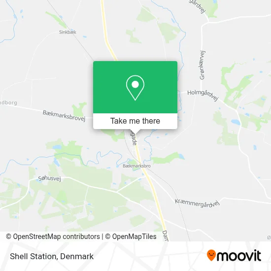 Shell Station map