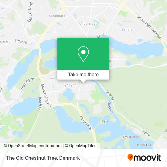 The Old Chestnut Tree map
