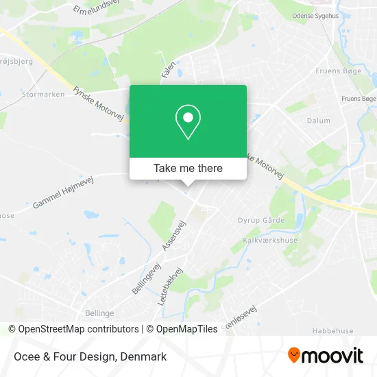 Ocee & Four Design map