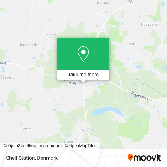 Shell Station map