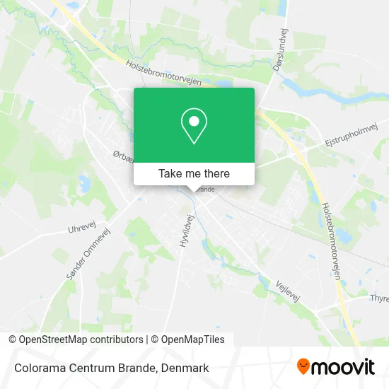 Colorama Centrum Brande map