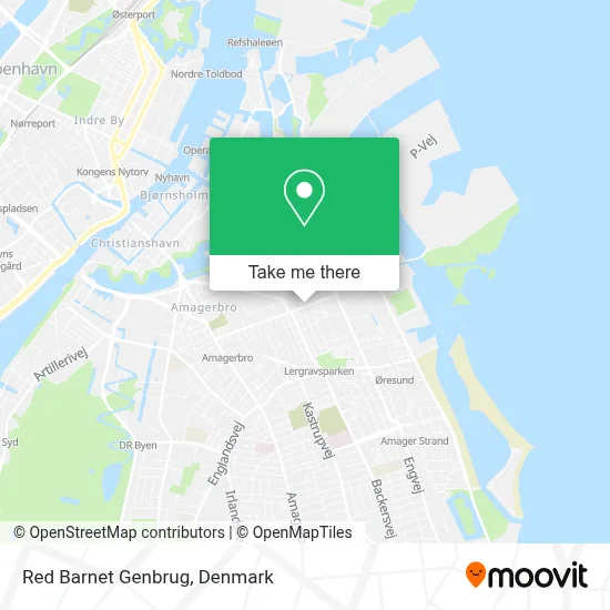 Red Barnet Genbrug map