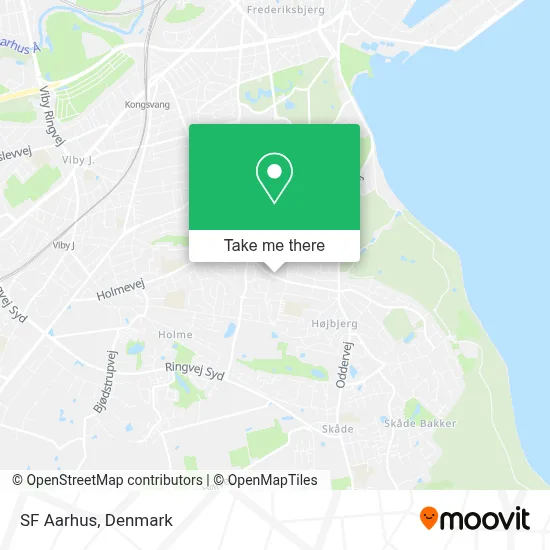 SF Aarhus map