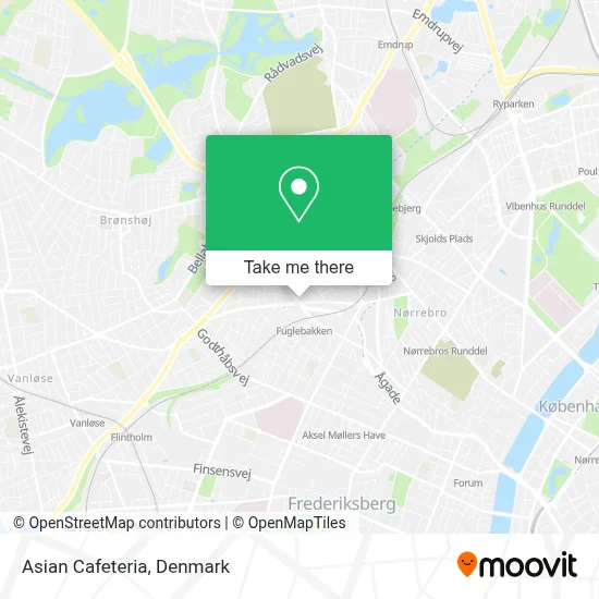 Asian Cafeteria map