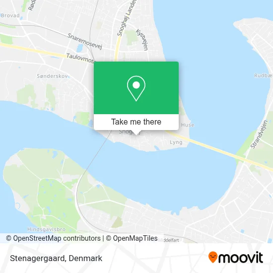 Stenagergaard map