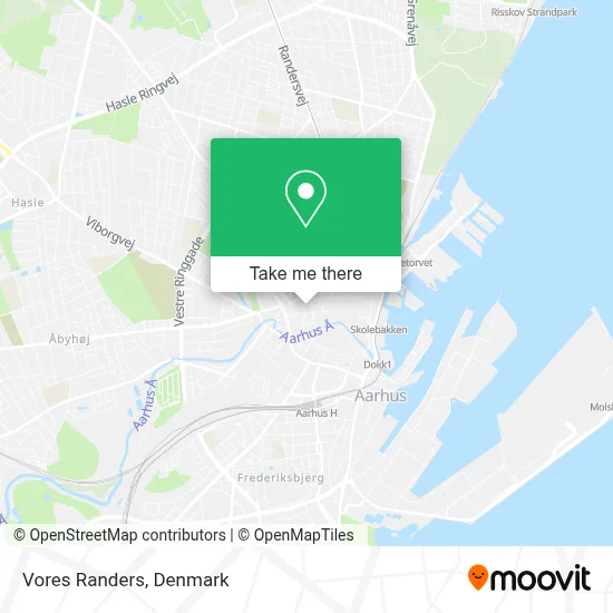 Vores Randers map