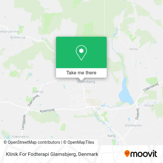 Klinik For Fodterapi Glamsbjerg map