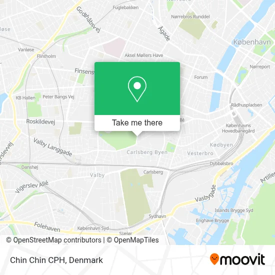 Chin Chin CPH map