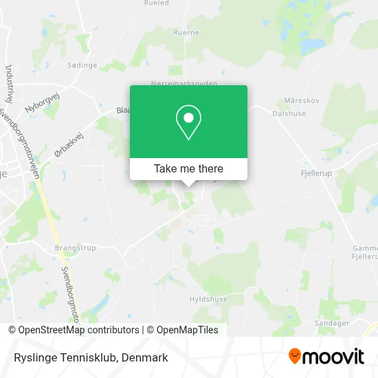 Ryslinge Tennisklub map