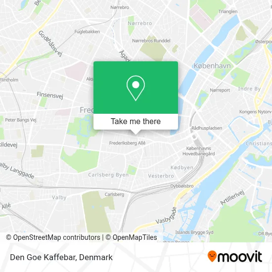 Den Goe Kaffebar map