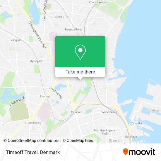 Timeoff Travel map