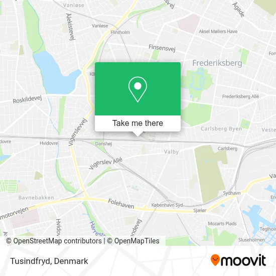 Tusindfryd map