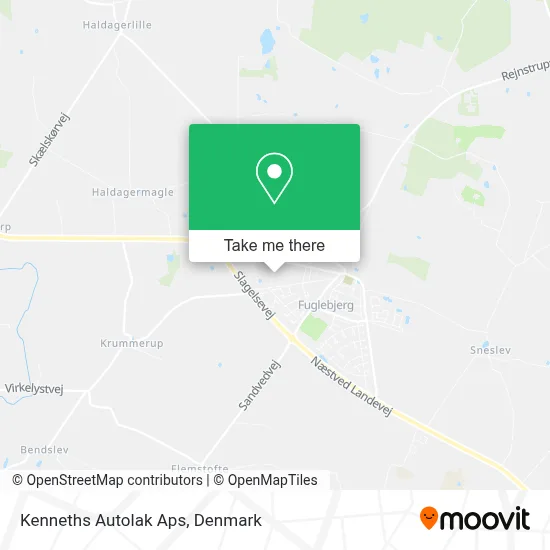 Kenneths Autolak Aps map