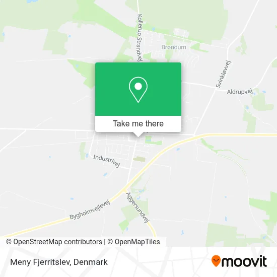 Meny Fjerritslev map