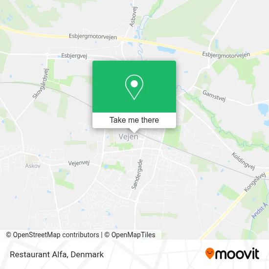 Restaurant Alfa map