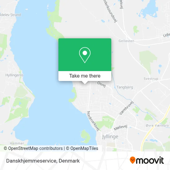 Danskhjemmeservice map