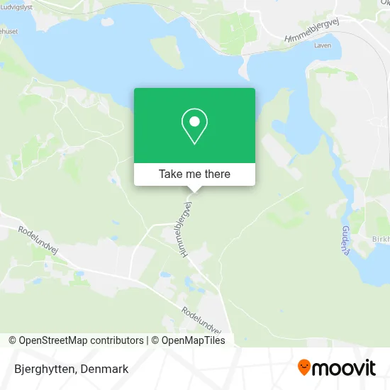 Bjerghytten map