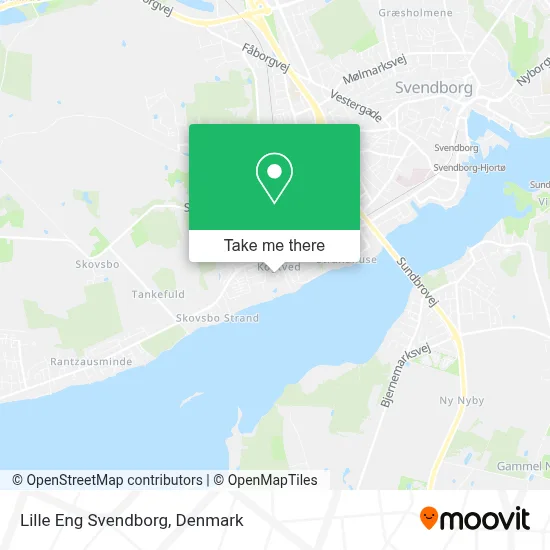 Lille Eng Svendborg map
