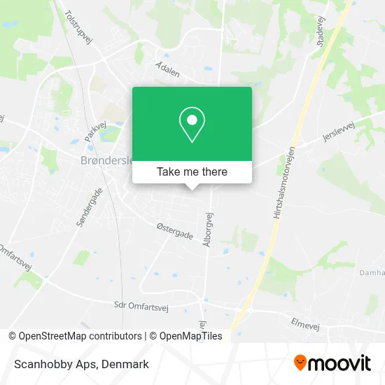 Scanhobby Aps map