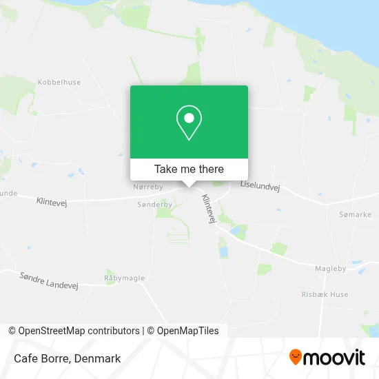 Cafe Borre map