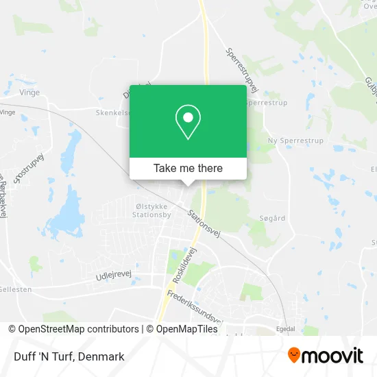 Duff 'N Turf map