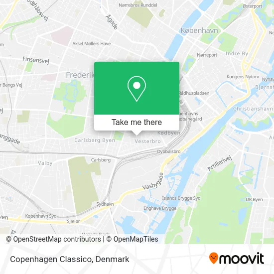 Copenhagen Classico map