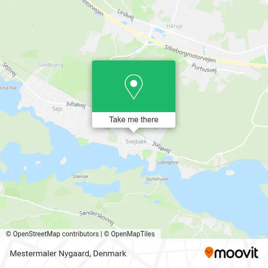 Mestermaler Nygaard map