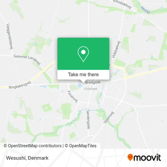 Wesushi map
