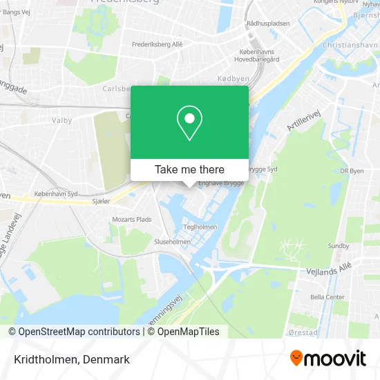 Kridtholmen map