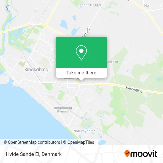 Hvide Sande El map