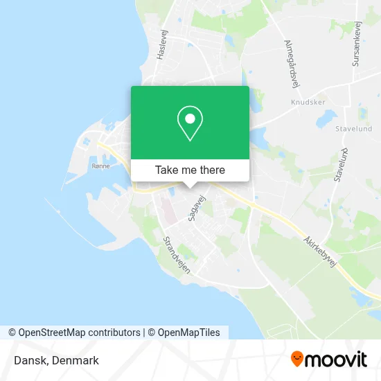 Dansk map