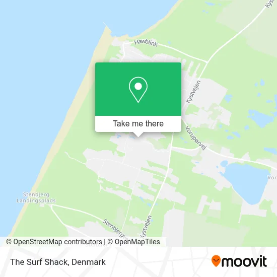 The Surf Shack map