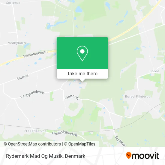 Rydemark Mad Og Musik map