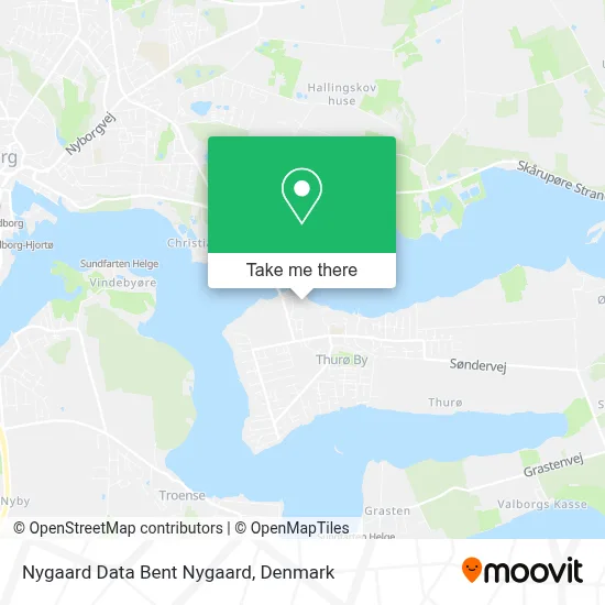 Nygaard Data Bent Nygaard map