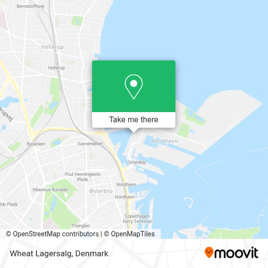 Wheat Lagersalg map