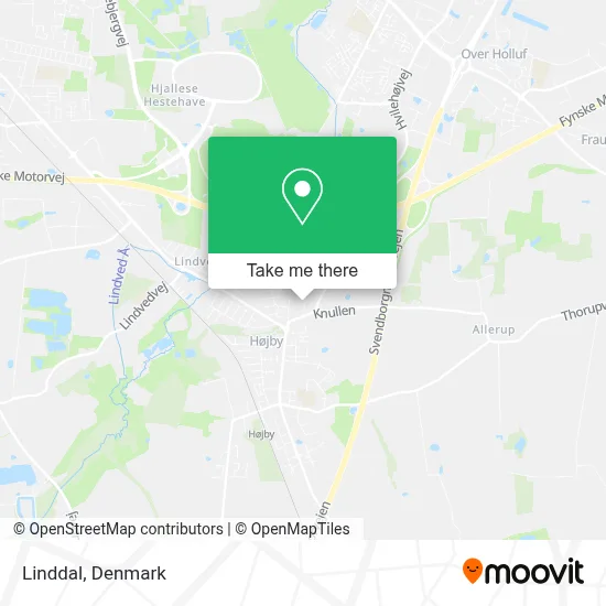 Linddal map